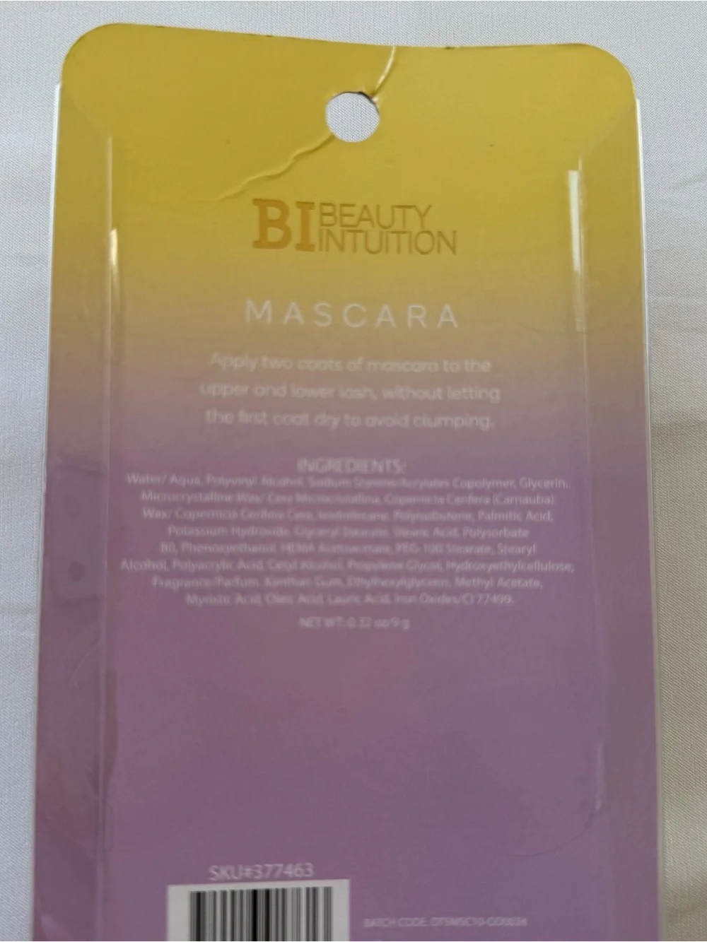 Beauty Intuition Big Plump Lashes Mascara Black Smudge Proof Instant Plump Curl